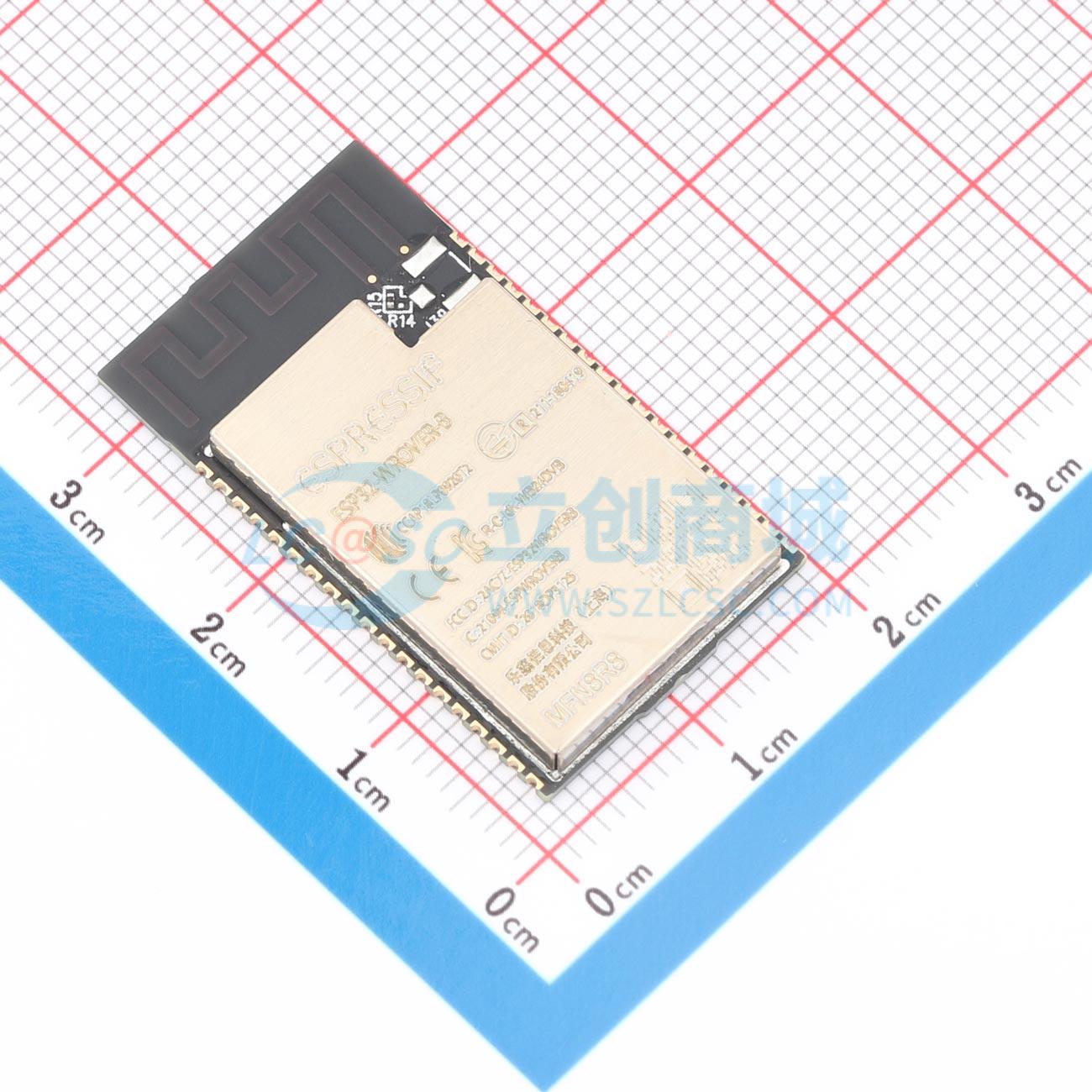 Smart Home Module Iot - 3pcs ESP32-WROVER-B-N8R8 SMD 31.4x18mm ESP32-DOWD Bluetooth4.2