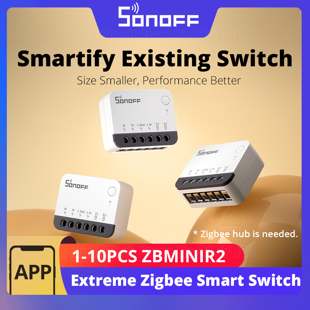 Sonoff - SONOFF ZBMINIR2 Zigbee Smart Switch Detach