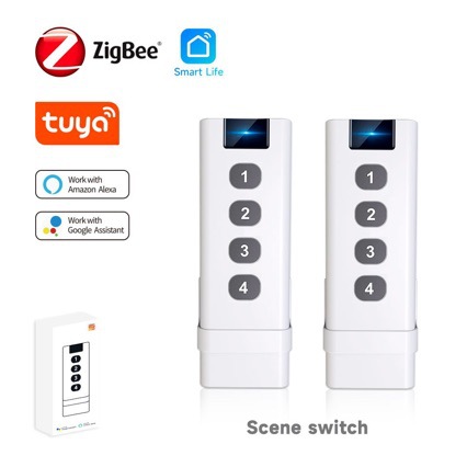 Tuya 4 Channel - Tuya Smart Home ZigBee Remote Control