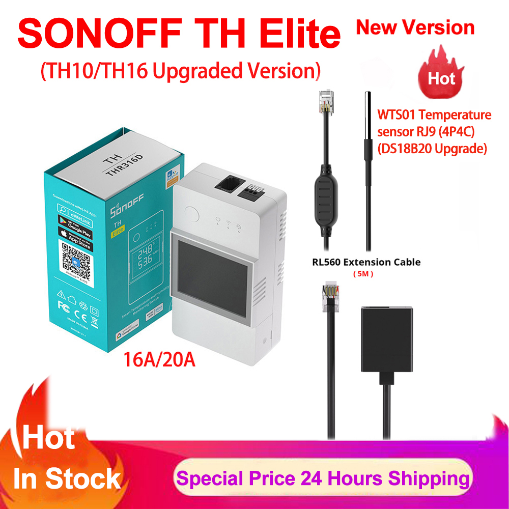 Sonoff Basic - Sonoff TH Elite 16A 20A Wifi