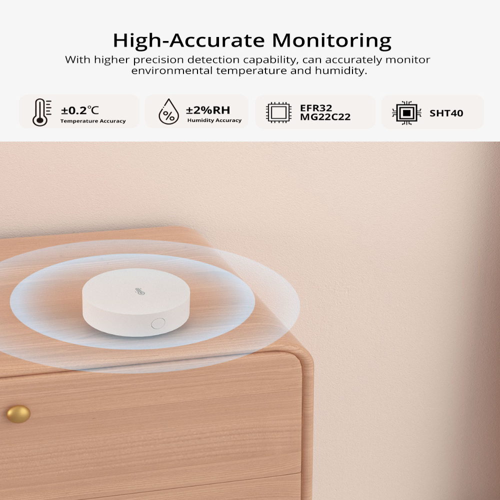 Sonoff - SONOFF SNZB-02P Smart ZigBee Temperature &
