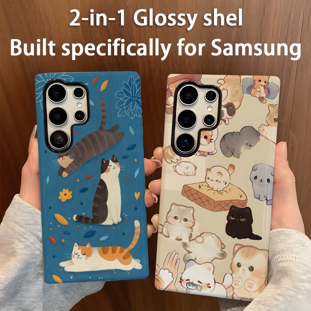 Shelly - Cute cat Phone Case 2-in-1 Glossy