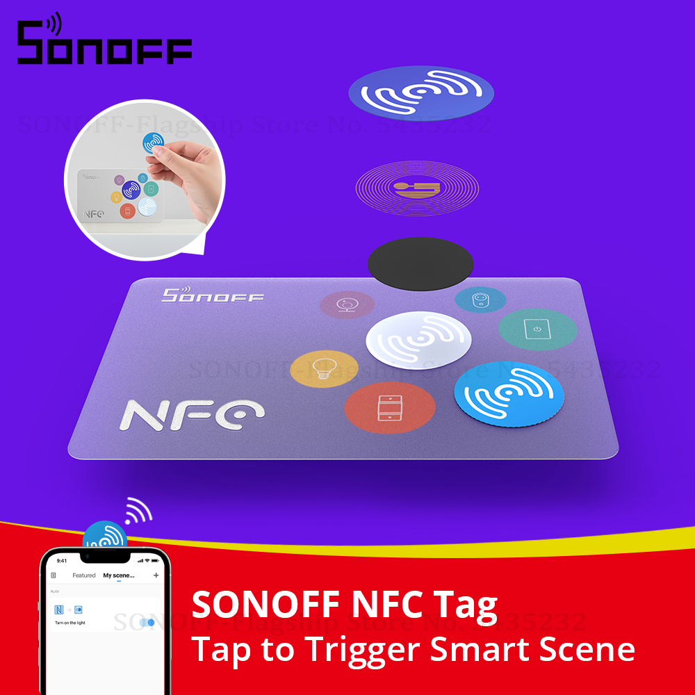 Sonoff - SONOFF NFC Tag Ntag215 Sticker 13.56MHz