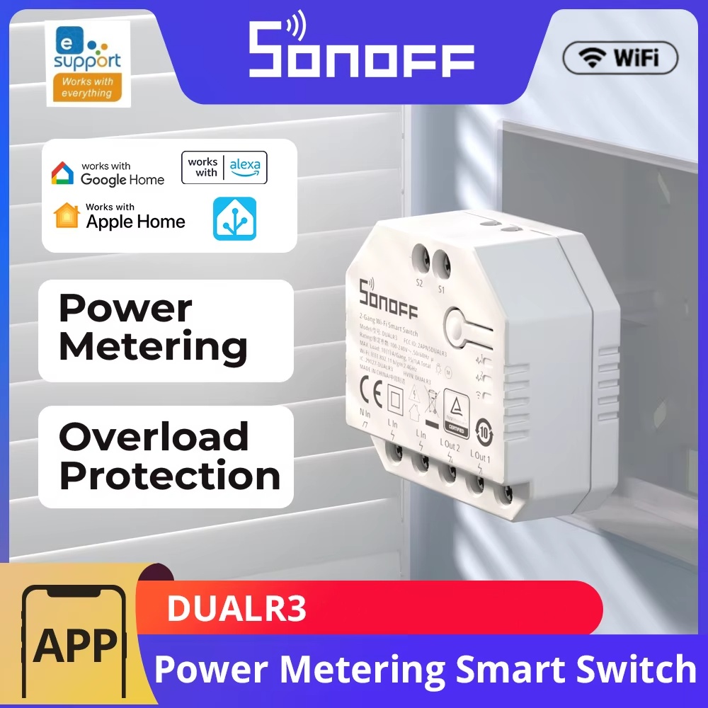 Sonoff - Sonoff Dual R3 Sonoff Dualr3 WiFi