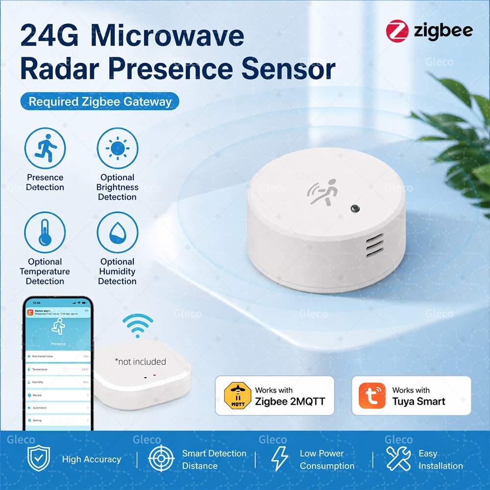 Tasmota - Zigbee Human Presence Sensor Tuya 24G
