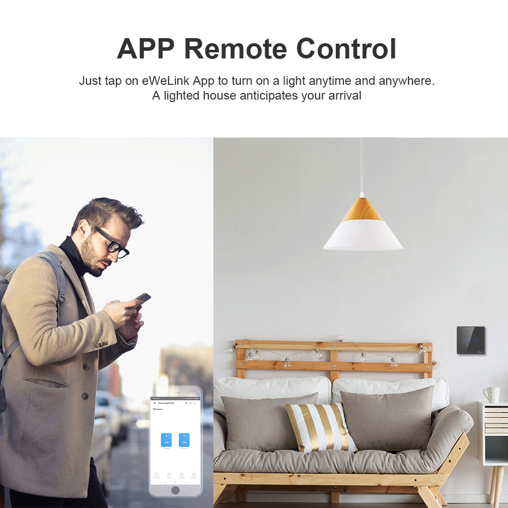SONOFF T3EU Black WiFi Smart W - Sonoff Basic review and price