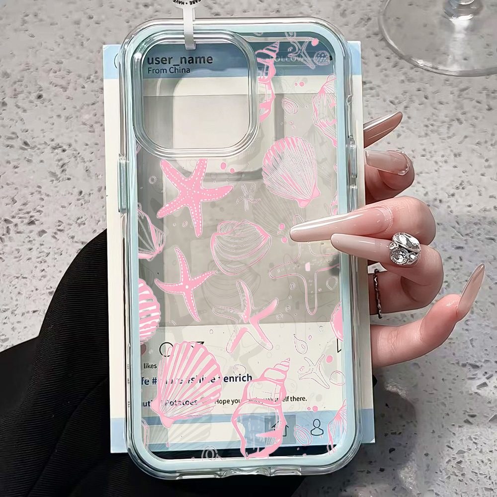 Summer Pink Seashell Clear Pho - Shelly review and price