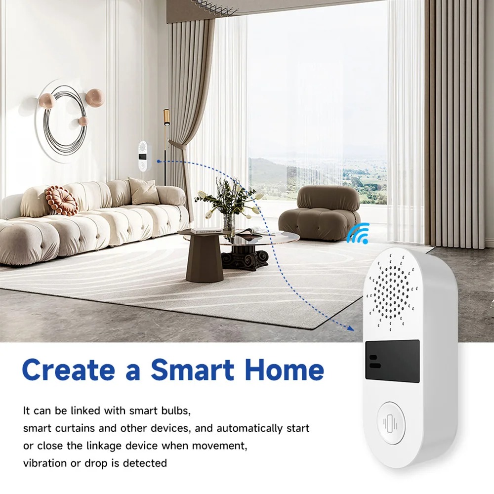 Tuya WiFi Vibration Sensor - 1 - Home Assistant Tuya review and price