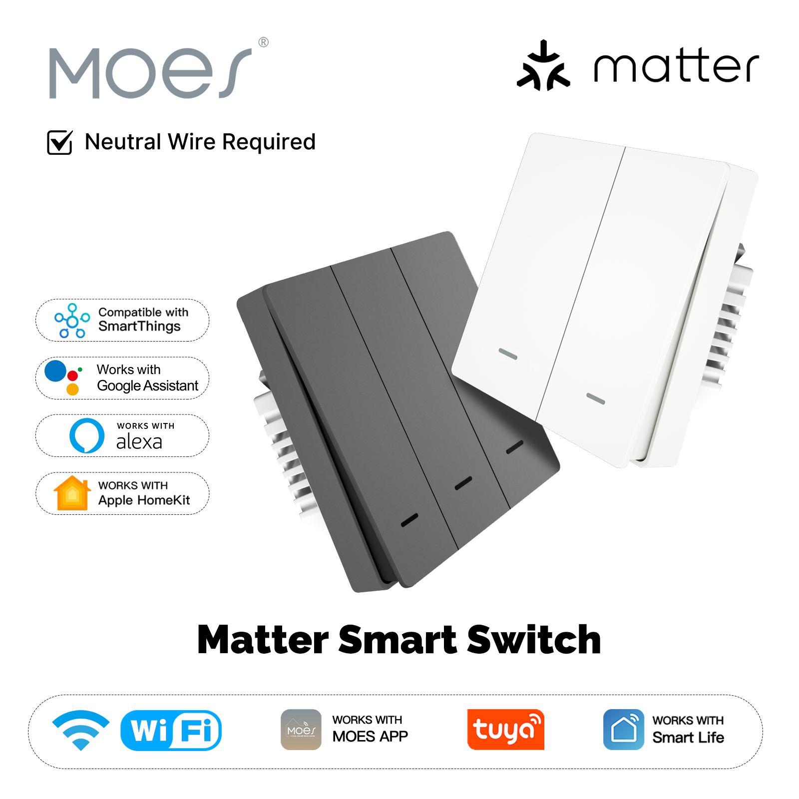 MOES Matter Tuya WiFi Smart Li - Smart Relay Tuya review and price