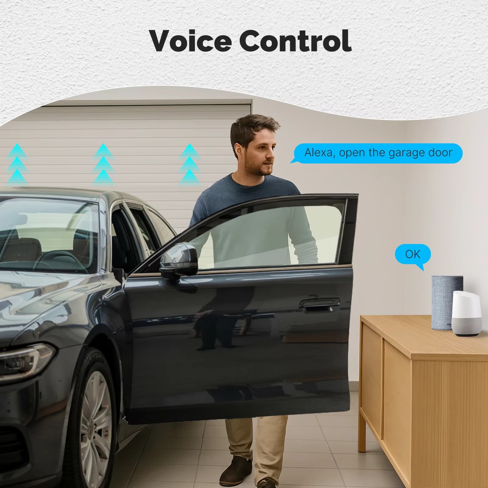 MOES Zigbee Garage Door Contro - Home Assistant Tuya review and price