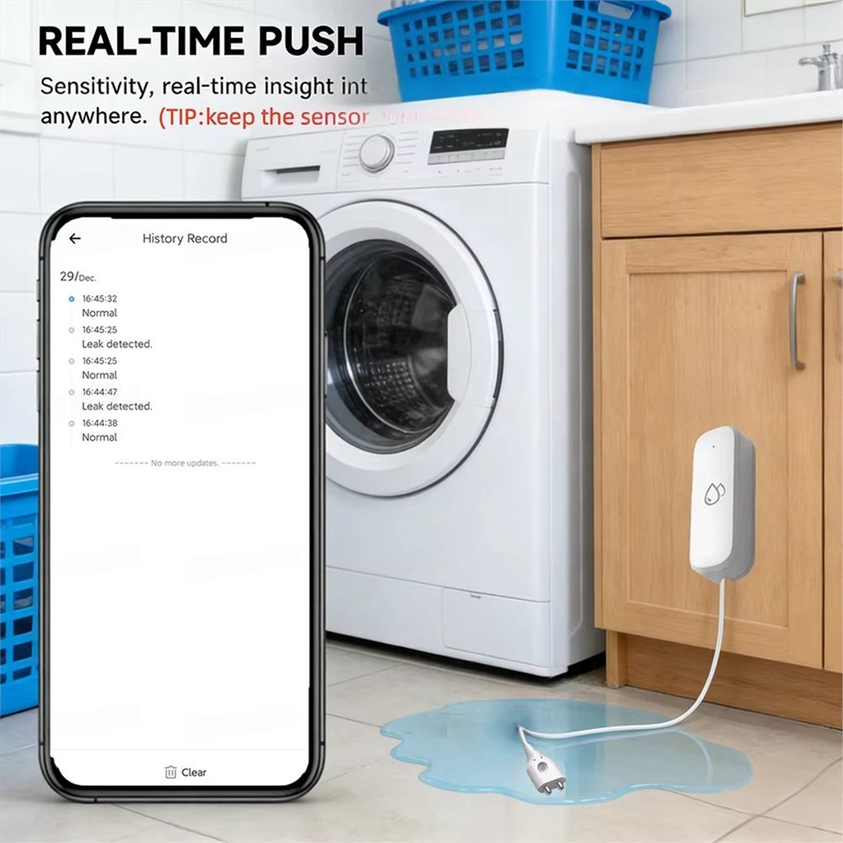 Compatible ZigBee Water Leak S - Tuya Smart review and price